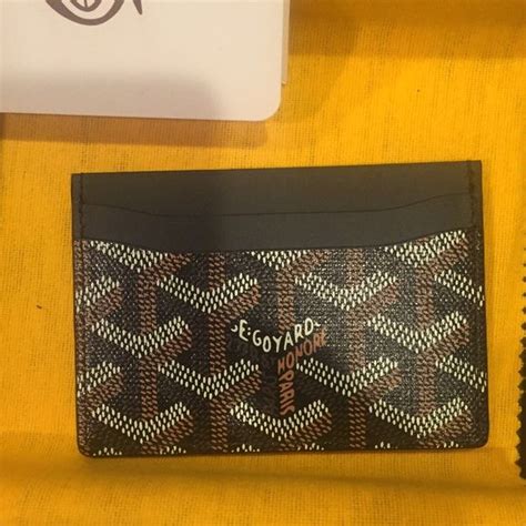 authentic Goyard card holder